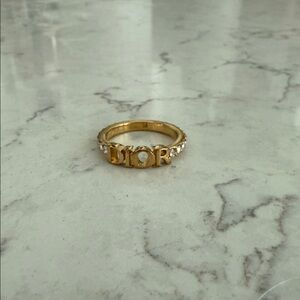 Dior Gold and White Dio(r)evolution Ring
